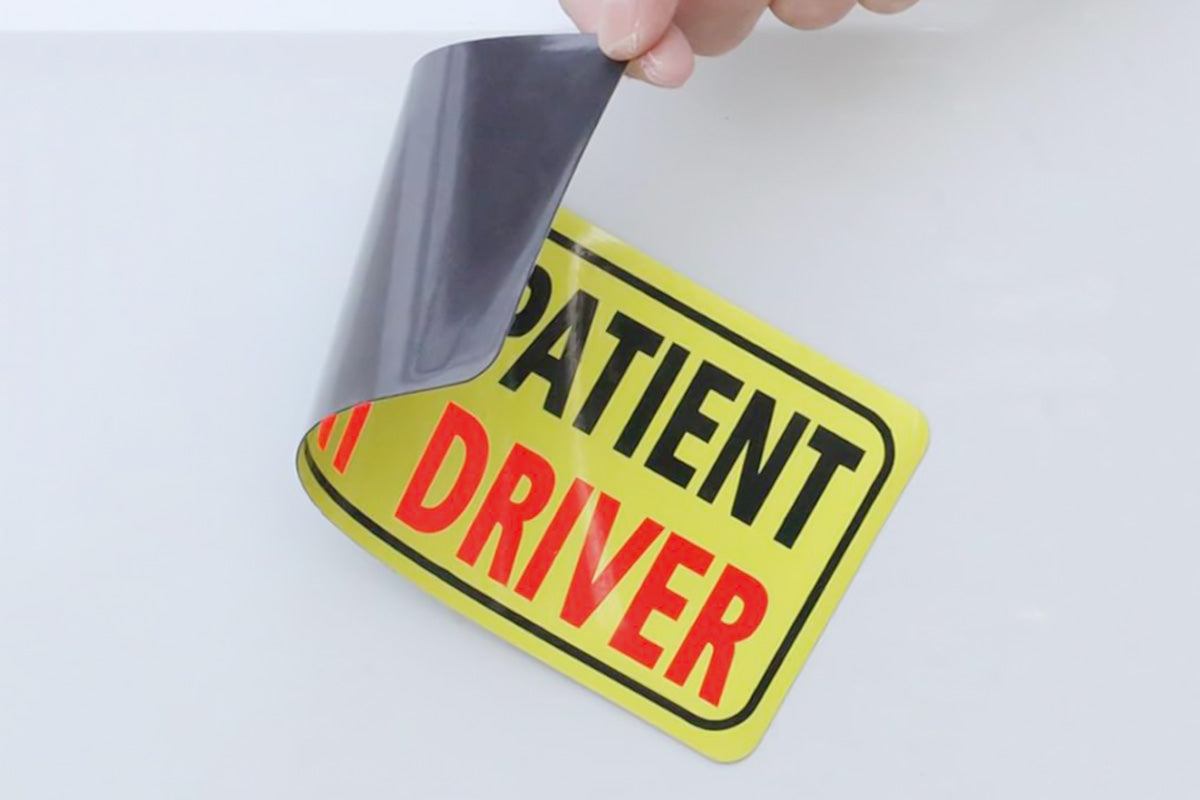 3Pcs Student Driver Car Signs Please Be Patient Bumper Sticker Decal for New Drivers