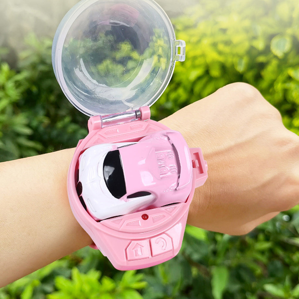 2.4GHz Rechargeable Mini Watch Remote Control Car Wearable Watch RC Car Toy For Kids