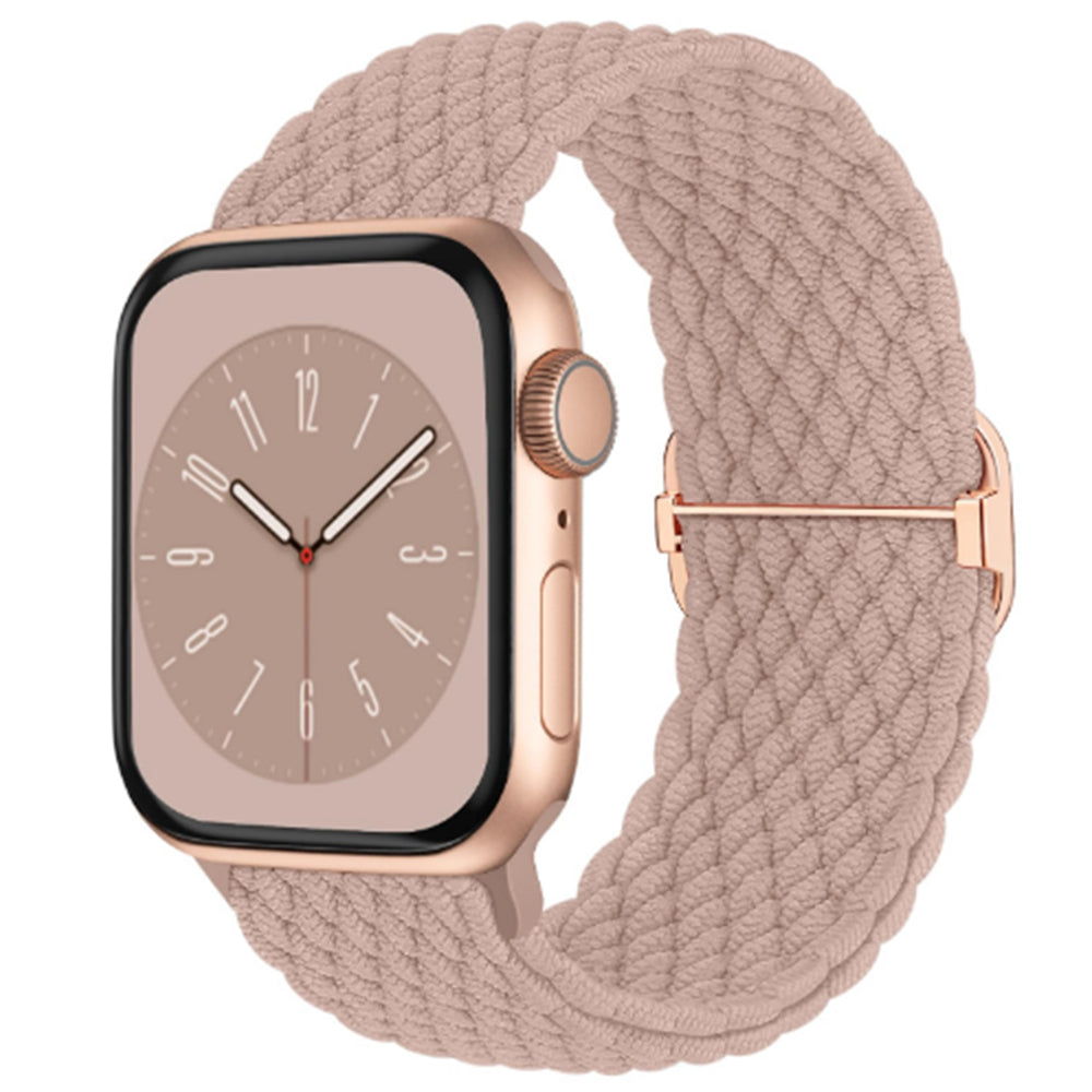 Adjustable Braided Loop Nylon Strap Compatible with Apple Watch 38/40/41/42 /44 /45 /49mm