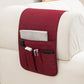 5 Pocket Sofa Armrest Organizer Remote Holder Bag for Couch and Chair