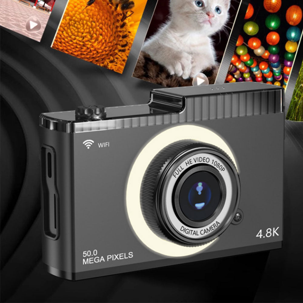 Digital Camera with 32GB SD Card Dual Lens 2.4 Inch Autofocus Camera