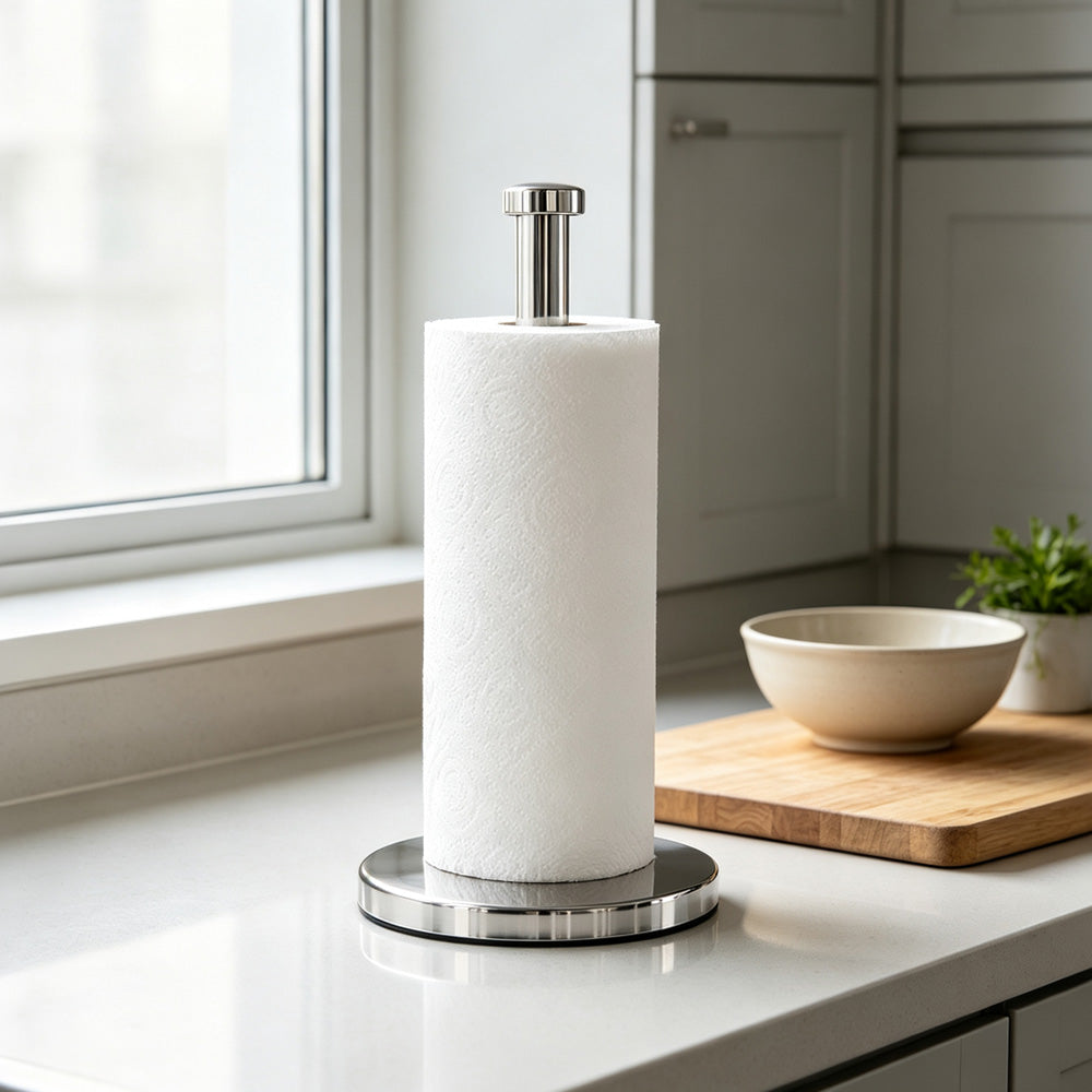 Stainless Steel Countertop Paper Towel Holder