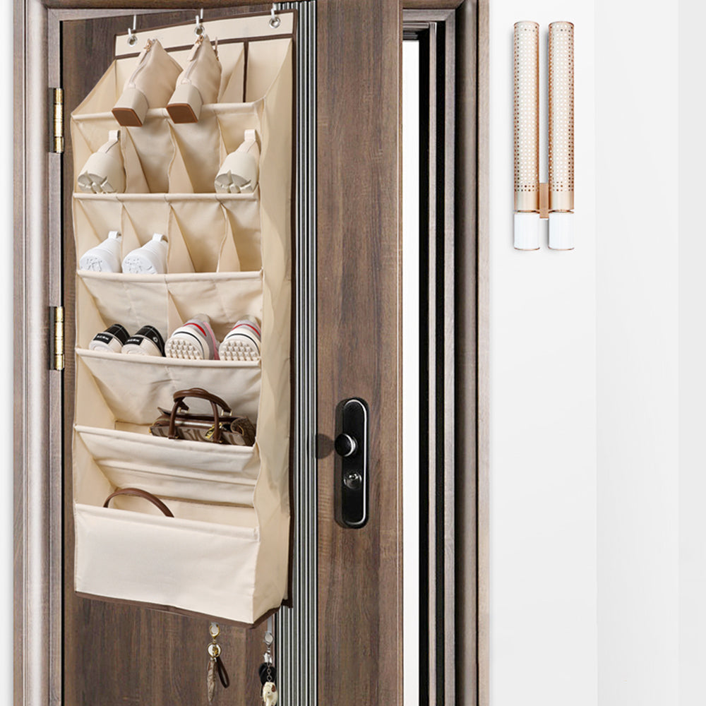 16-Grid Narrow Hanging Shoe Rack