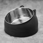 400ml Stainless Steel Tilted Pet Bowl Non-Slip Raised Feeder for Cats and Dogs