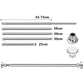 Adjustable Tension Curtain Rod Telescopic Shower Pole for Bathroom