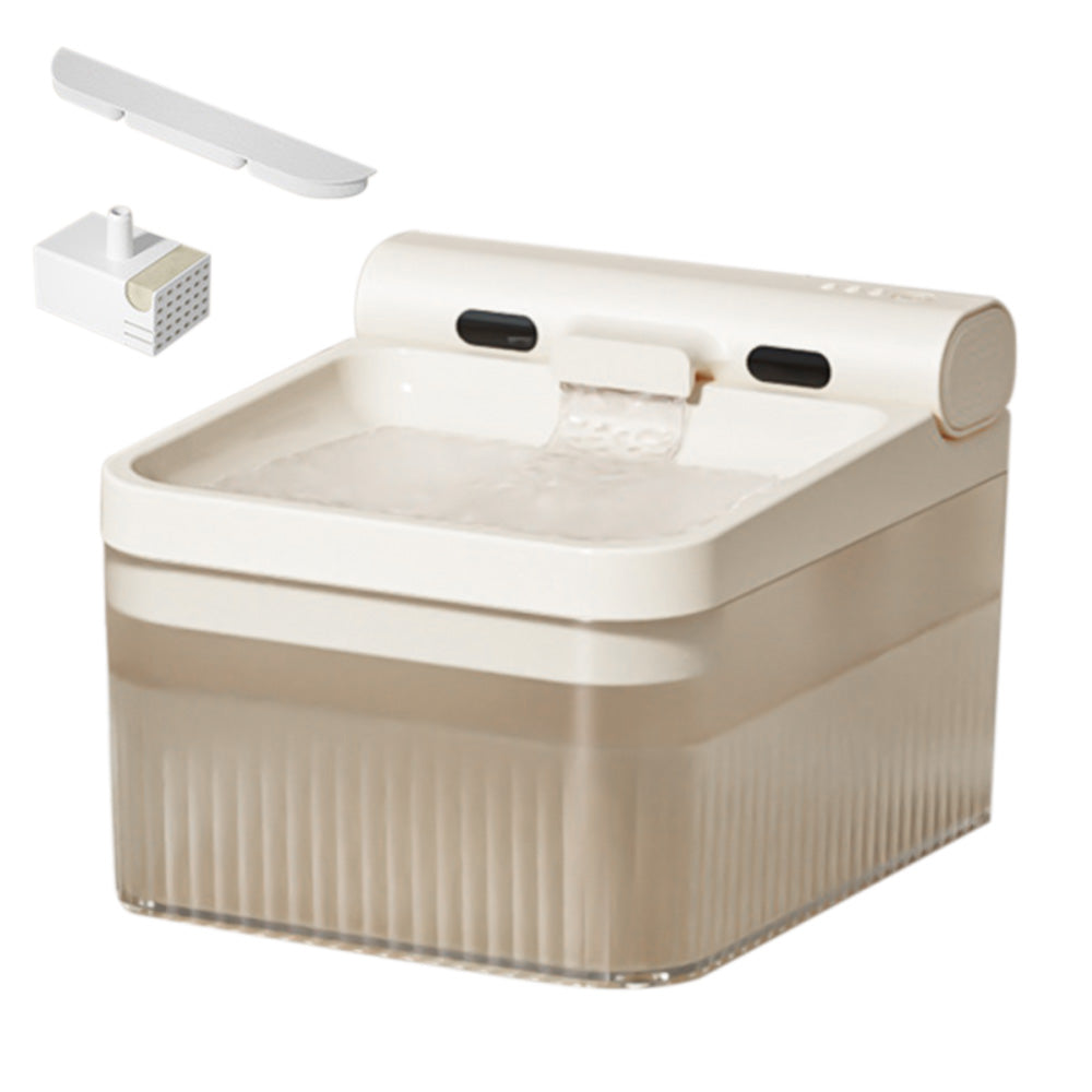 4L Automatic Cat Water Fountain Rechargeable Pet Drinking Dispenser with Sensor Mode