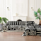 Boho Plaid Sofa Cover