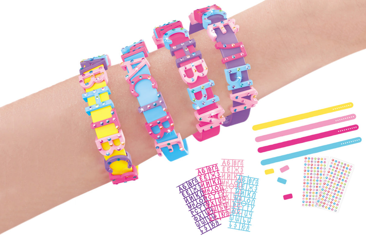 DIY Friendship Bracelet Kit Cool Maker Bracelet Maker with Charm and Stickers
