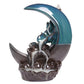 Moon Backflow Incense Holder Ceramic Waterfall Incense Burner For Home Decoration