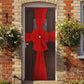 Large Red Christmas Door Bow for Outdoor Holiday Home Decoration
