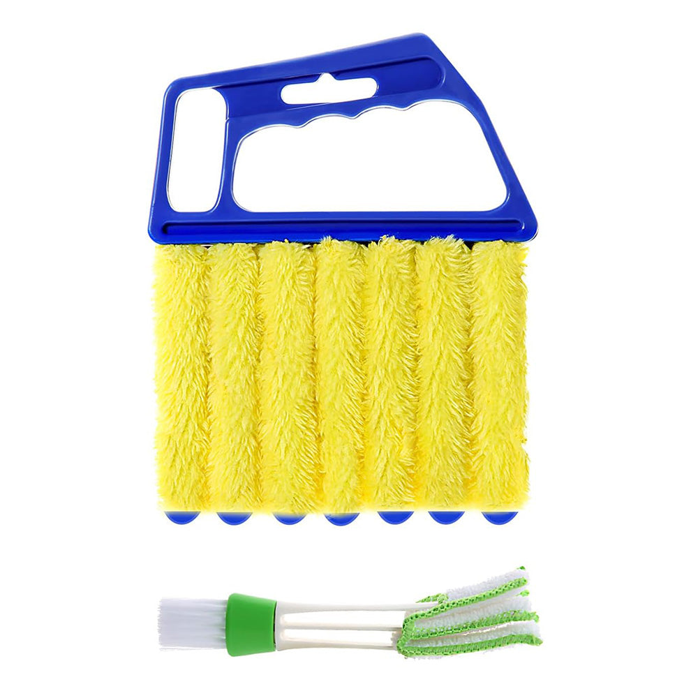 4Pcs Window Venetian Blind Cleaner Duster Tool 7 Fingers Dusting Cleaner and Air Vent Cleaner