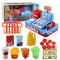 Cash Register Pretend Play Calculator Cash Register Toys with Scanner