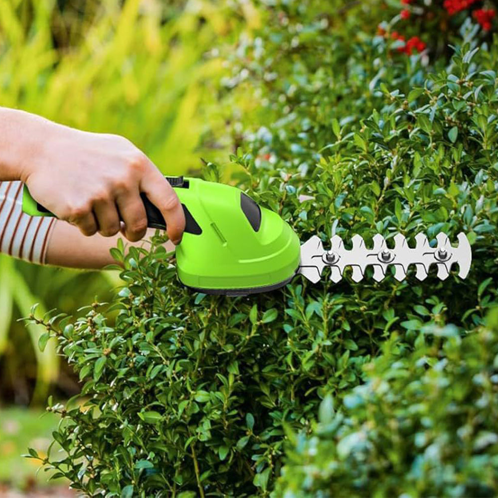 2 in 1 Green Cordless Garden Trimmer