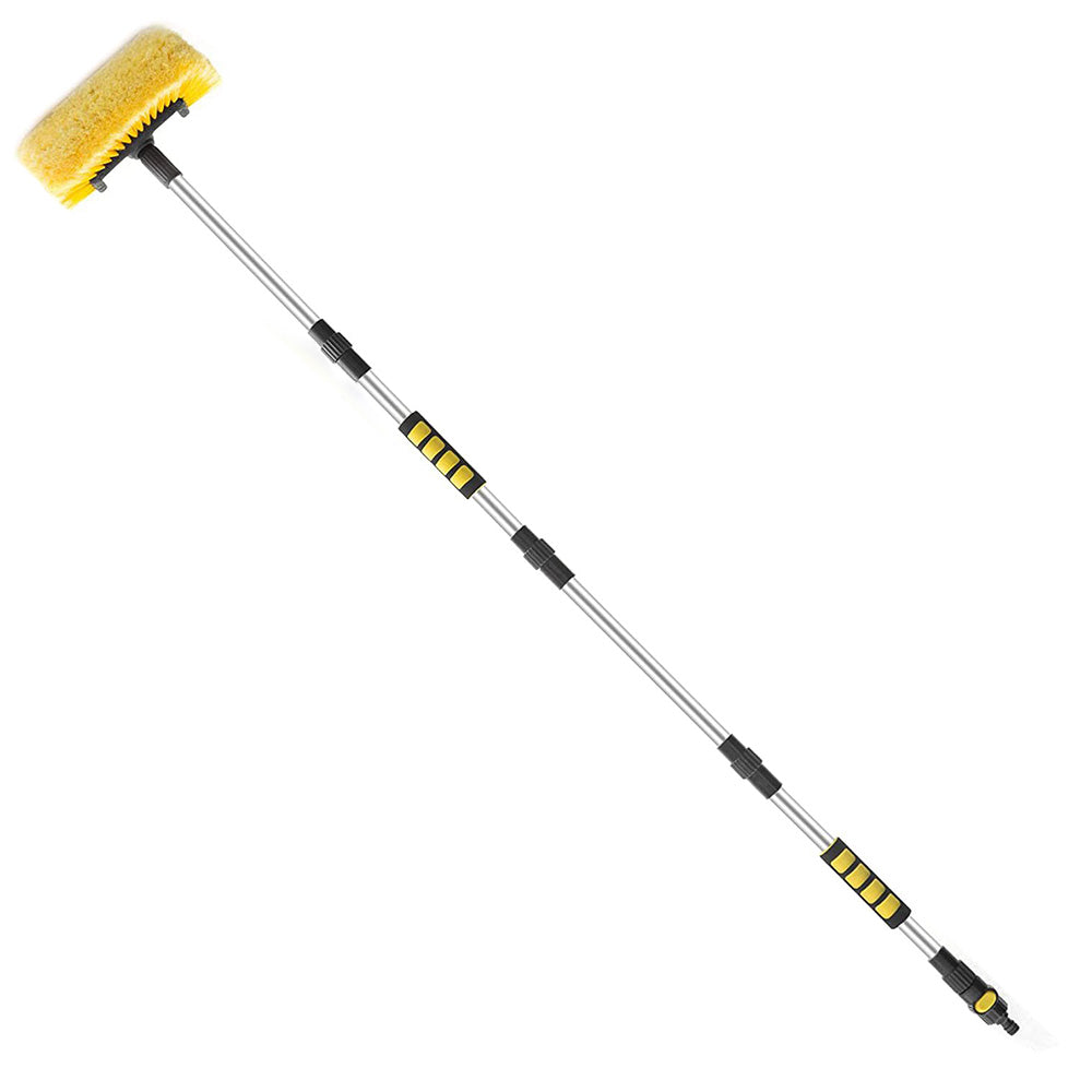 4-Section Car Wash Brush with Soft PVC Bristles Windshield Squeegee Car Wash