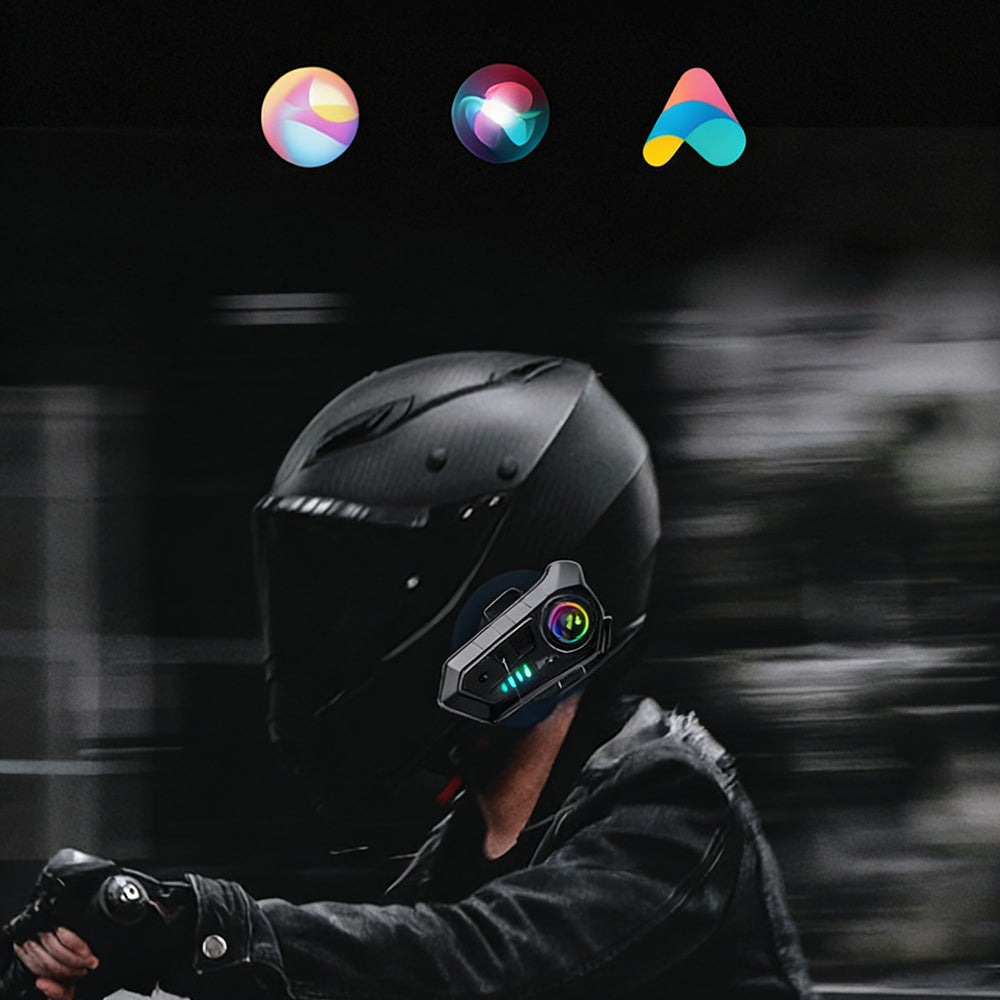 Motorcycle Wireless Bluetooth Helmet Headset Call Motorbike Headphone