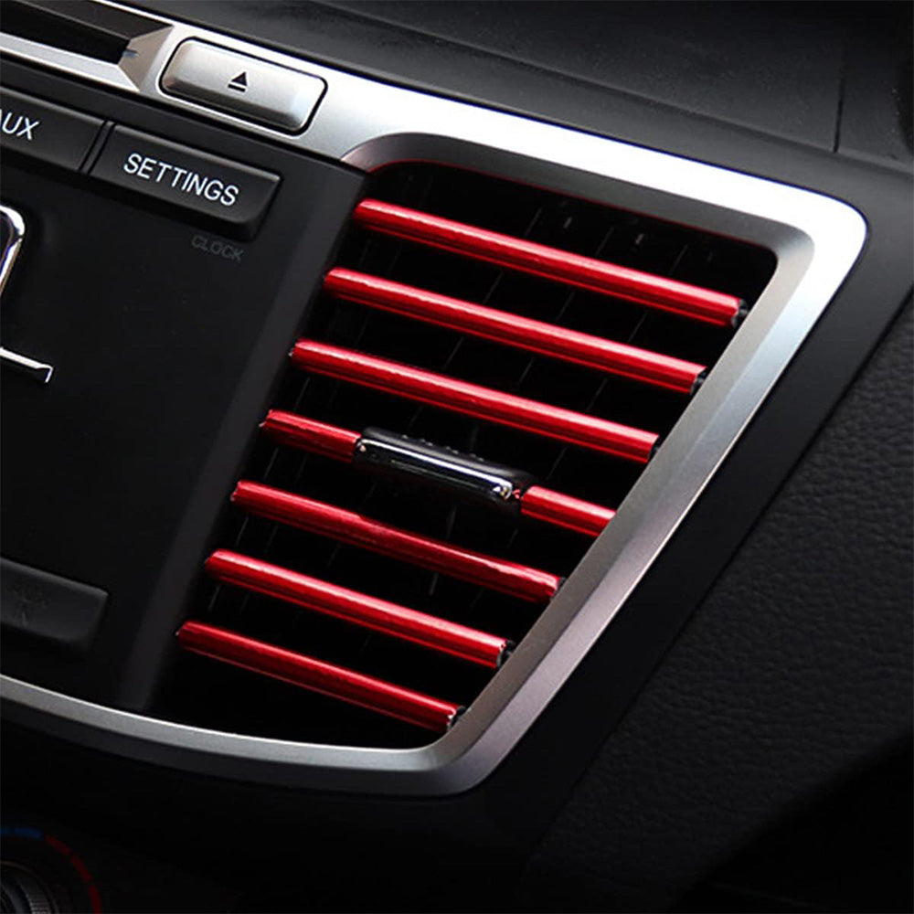 20 Pack Car Interior Air Vent Decorative Trim Strip Universal Fit for All Models
