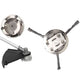 2PCS Steel Wire Grass Trimmer Head String Trimmer Replacement Head Weed Remover Tool