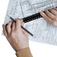 Aluminum Triangular Scale Ruler for Architects and Engineers