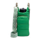 Adjustable Quilted Water Bottle Carrier Bag
