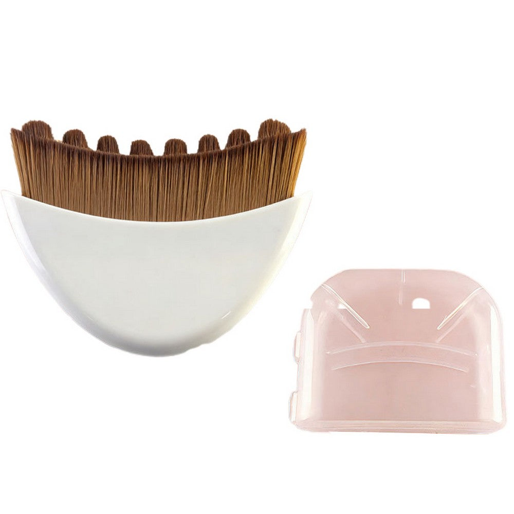 2Pcs Facial Contour Brush for Daily Skincare Routine