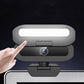 4K Webcam with Built In Mic Fill Light and Privacy Cover Auto Focus for Streaming Video Calls