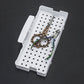 Nail Tool Cleaning Soaking Cleaning Box with Lift Up Filter Tray