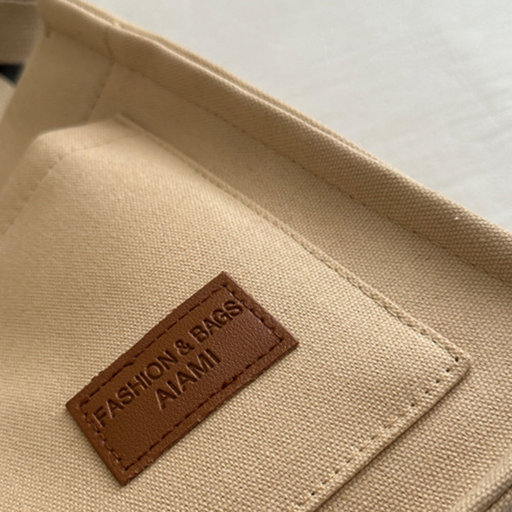 Large Canvas Tote Bag For Women With Compartments Crossbody Bag Purse Bag With Pockets