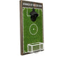 Soccer Field Wall Mounted Bottle Opener with Goal Net Cap Catcher Football Themed Beer Cap Opener