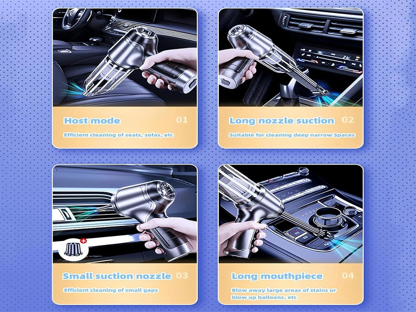 Portable Car Cordless Hand Held Vacuum Cleaner
