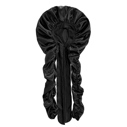 Double Layer Satin Sleep Cap for Long Hair Braids and Natural Hairstyles