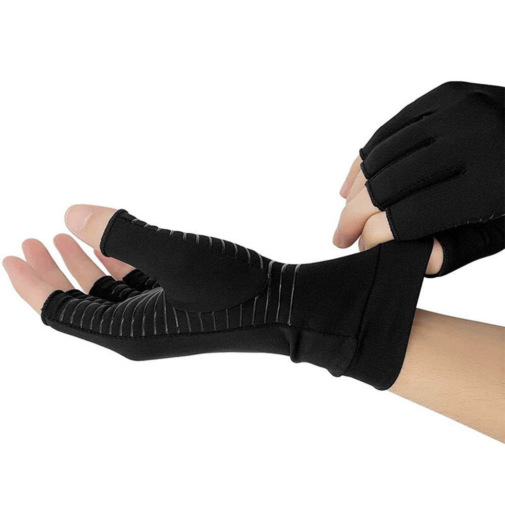 Half Finger Gloves with Silicone Grips for Cycling Driving and Outdoor Activities