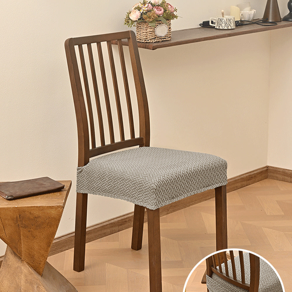 Stripe Lattice Double Elastic Stool Mask Chair Cover