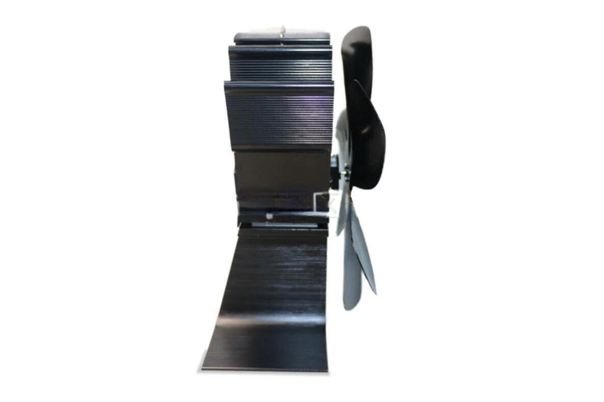 Heat Powered Fireplace Fan Eco-Friendly Stove Fan with Thermometer