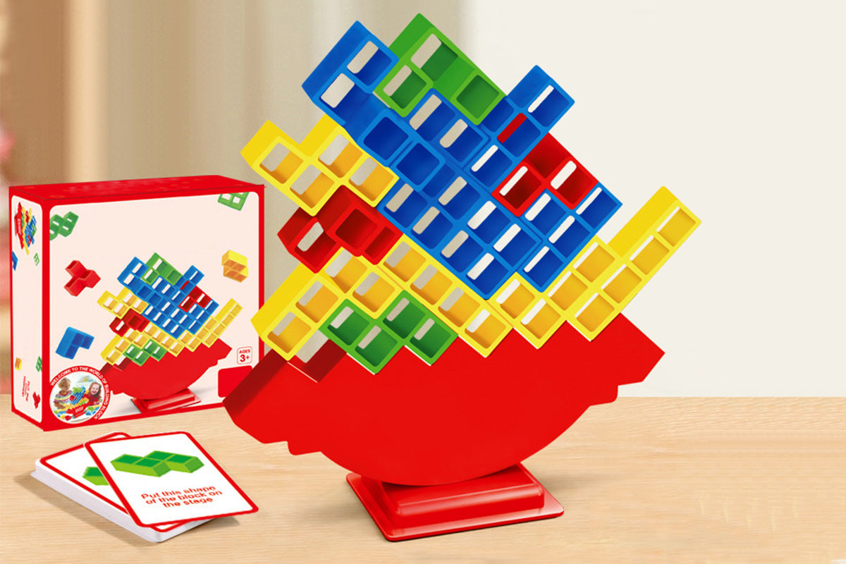 Tetra Tower Game Balance Stacking Blocks Game