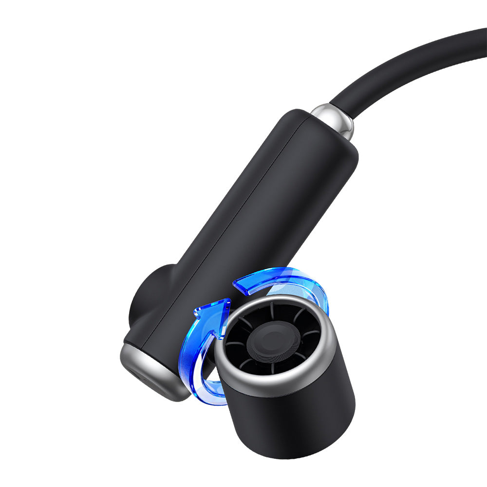 Detachable Easy Attached Neck and Handheld Fan with Dual 2000mAh Batteries