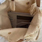 Women's Tassel Canvas Tote Bag
