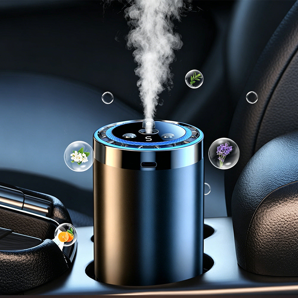 Smart Car Perfume Air Freshener Diffuser Aroma Scent Diffuser with Ambient Light