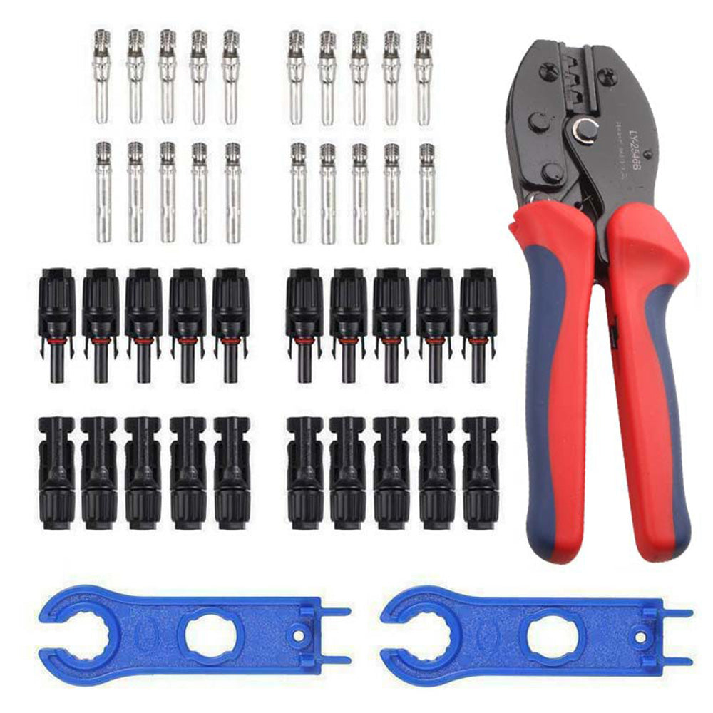 MC4 Solar Crimper Tool Kit With Connector Wrenches