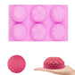 3 Pack Flower Soap Mold Silicone Baking Molds for Soap Chocolate Cake
