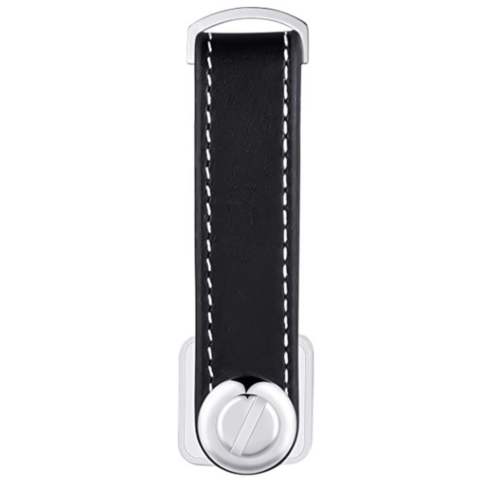 Leather Smart Key Holder Folding Key Organizer Clip Compact Keychain