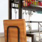 Over The Sink Dish Drying Rack Adjustable Large Capacity Stainless Steel Drainer with Cutlery Utensil Holders