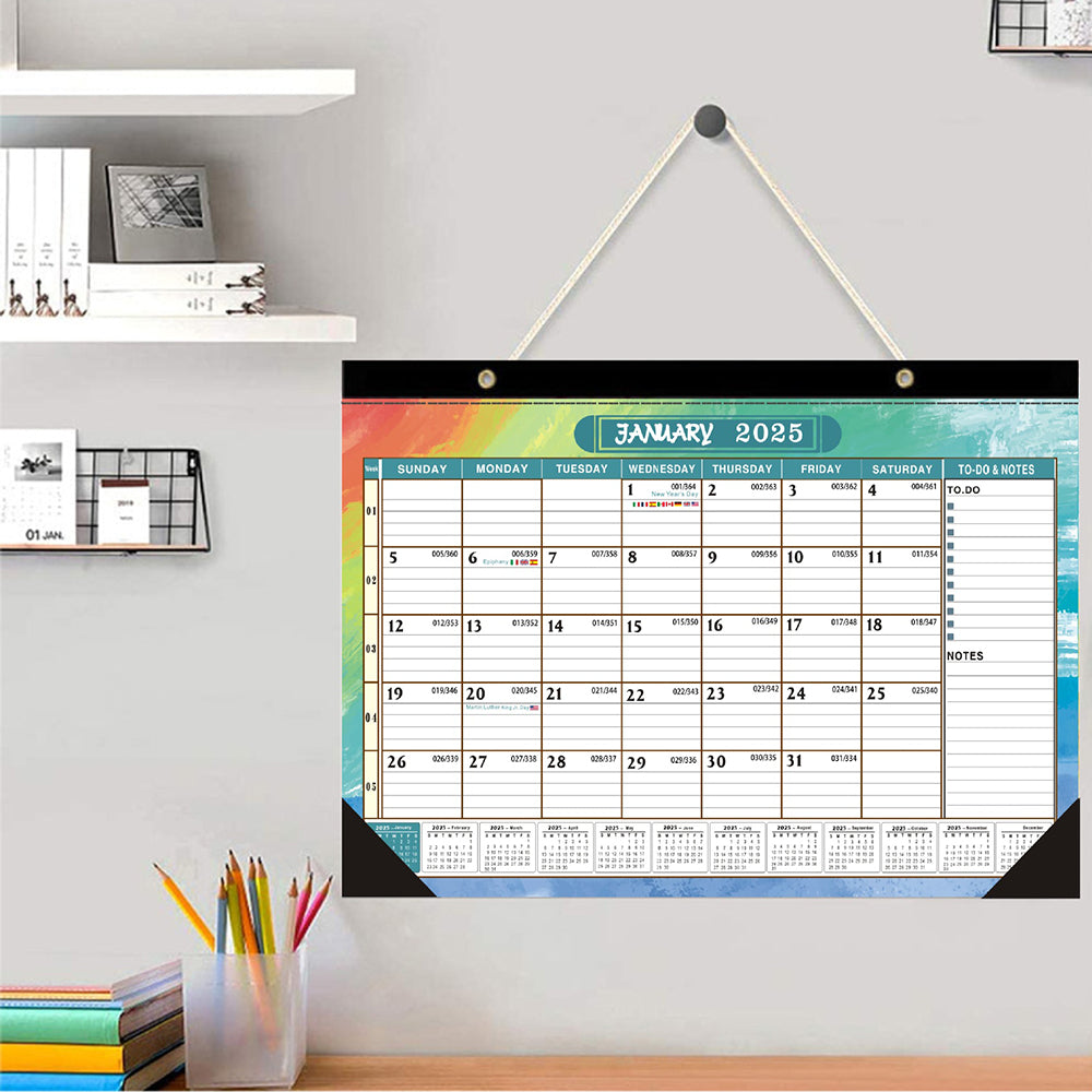2024-2025 Wall Planner Hanging Calendar Large Poster Printing