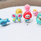 24PCS Adjustable Jewelry Rings Set Girls Pretend Play Rings
