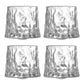 4PCS Rotating Whiskey Glass 180ml Rotating Glass Tumblers for Home Bars Party