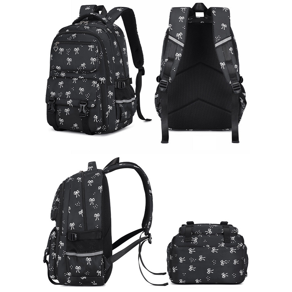 3 Piece Girls School Backpack Set with Lunch Bag Pencil Case