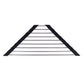 Triangle Roll-Up Dish Drying Rack For Sink Corner Sink Kitchen Drainer And Organizer