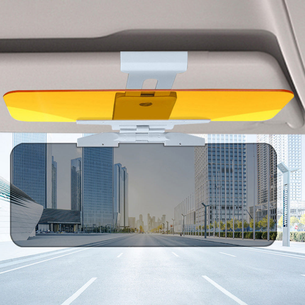 2-in-1 Sun Visor Extender for Day and Night Anti-Glare and UV Protection