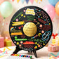 Vintage Vinyl Record Birthday Display Board Desktop Party Sign