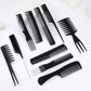 10Pcs Hair Brush Set with PVC Storage Box for Barbershop Salon and Home Use
