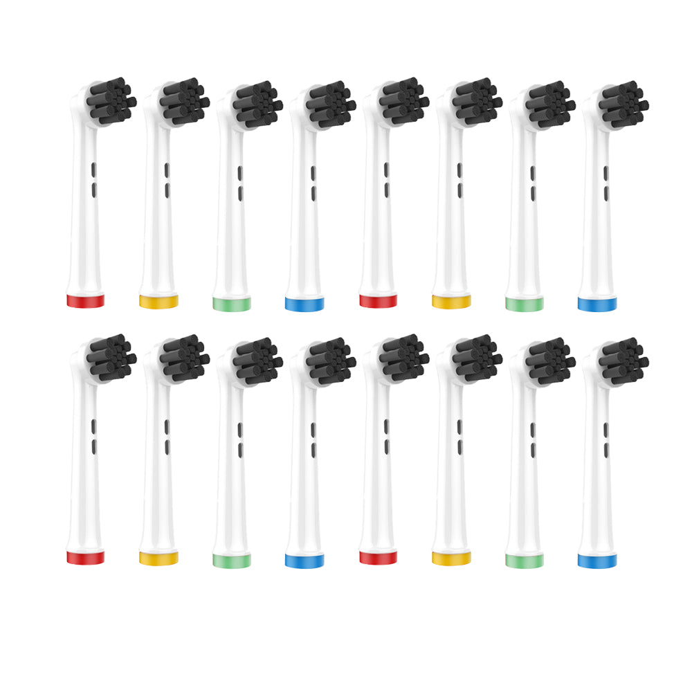 16-Piece Toothbrush Head Compatible with Oral-B
